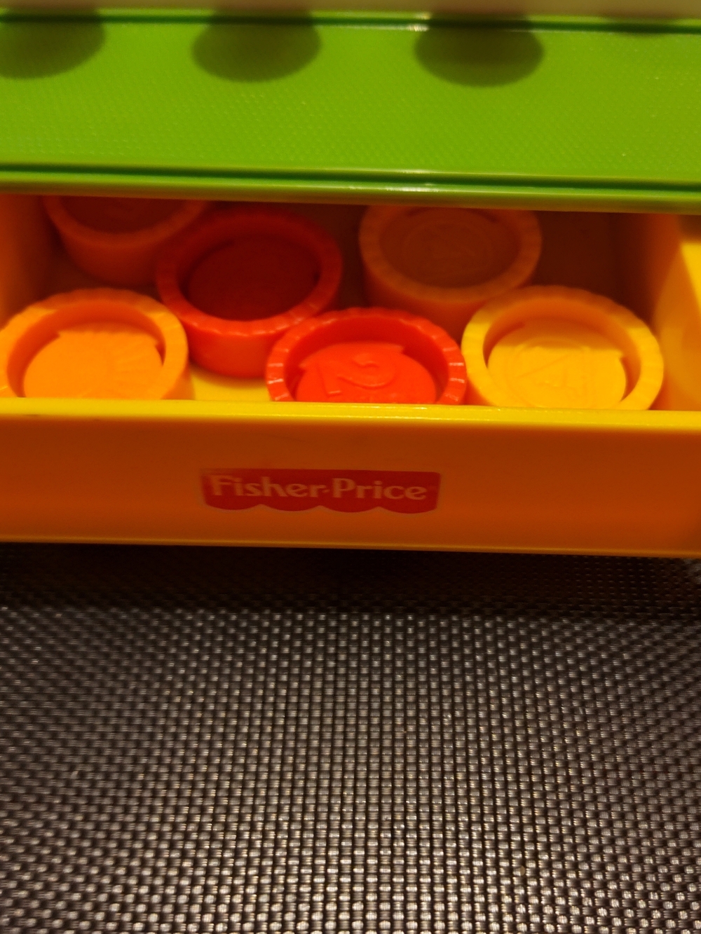 Fisher-Price Colorful Play Cash Register in Yellow, Green, Blue, Orange, Red - Picture 17 of 17